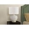 Monarch Specialties Lighting, 21 in.H, Table Lamp, Ivory / Cream Shade, Cream Resin, Transitional I 9617 - alternate 3
